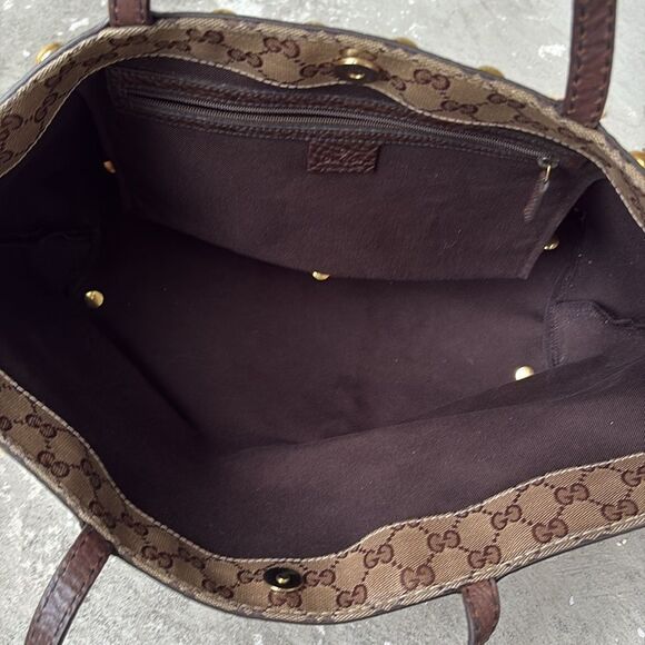 Vintage Gucci coated canvas tote - Picture 6 of 9